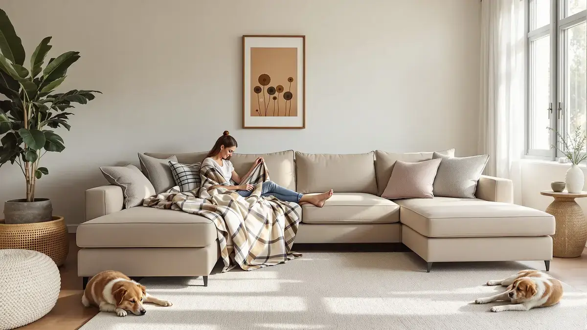 Volgens decoratie-experts is het een veelgemaakte fout om de bankhoezen te verbannen omdat dit de elegantie van je woonkamer schaadt en tot spijt kan leiden