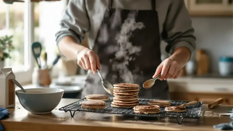 Deze chocoladepannenkoeken zijn de ideale keuze voor zoete batch cooking deze week