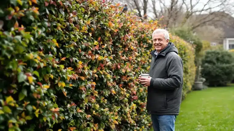 Geschikte hagen om snoeiwerk voor drukbezette mensen te voorkomen