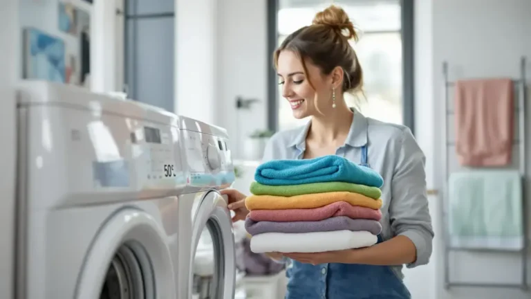 De ideale temperatuur voor schone en zachte handdoeken ligt tussen 30 °C en 40 °C een veelgemaakte fout om te vermijden