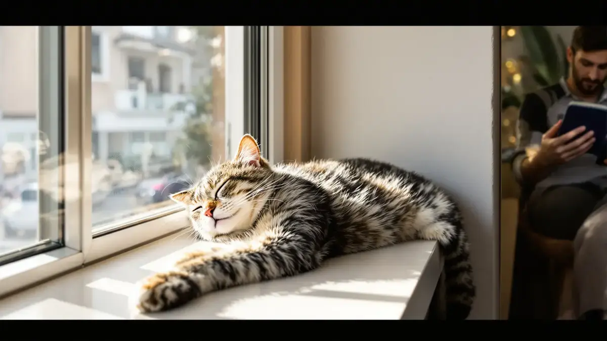 Katten slapen zoveel om een vaak over het hoofd geziene goede reden