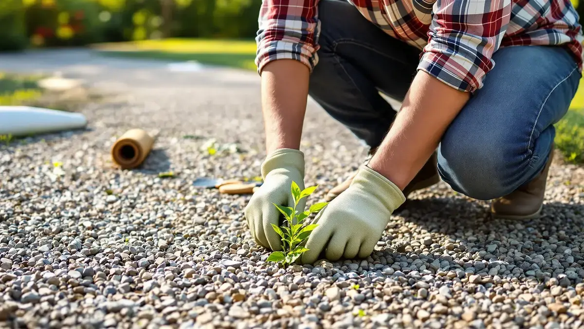 Onkruid wieden tussen grind: een eenvoudige methode die velen niet kennen en alles verandert