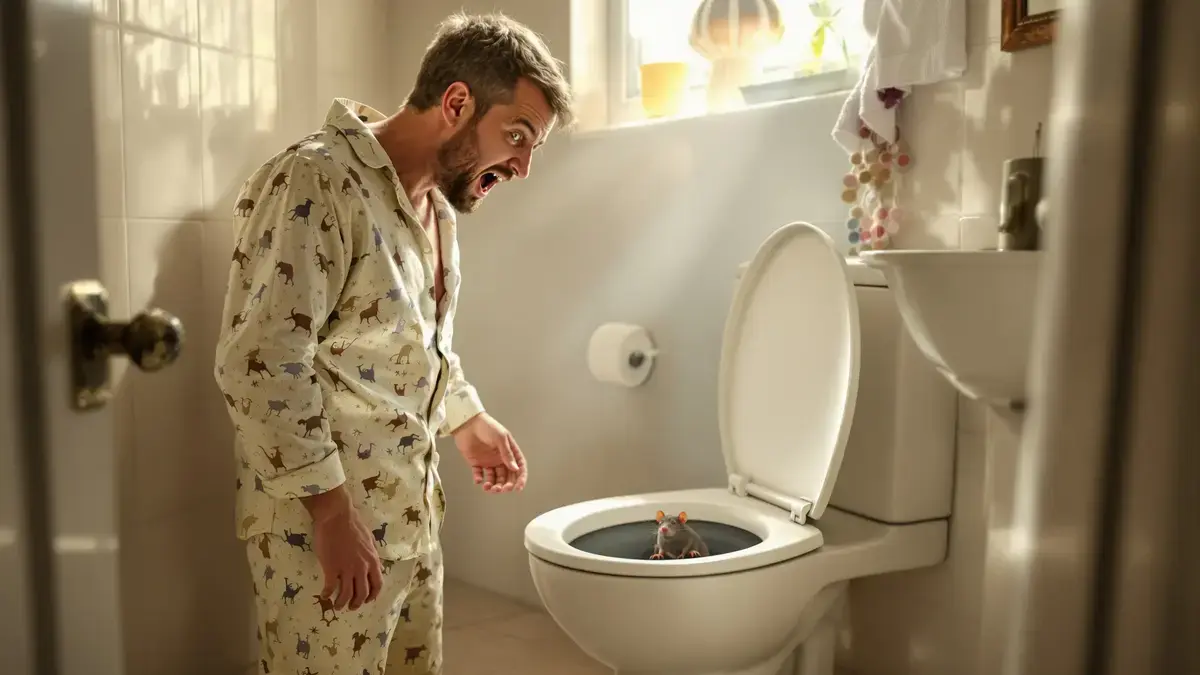 In de Verenigde Staten maakt een veelgemaakte fout het mogelijk dat ratten in de toiletten terechtkomen